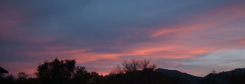 Sunset over Crystal Park