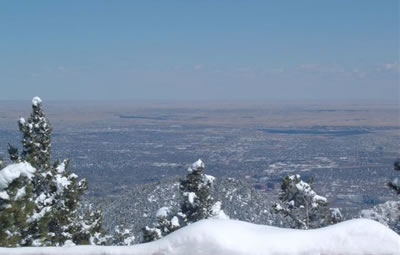 View to Colorado Springs